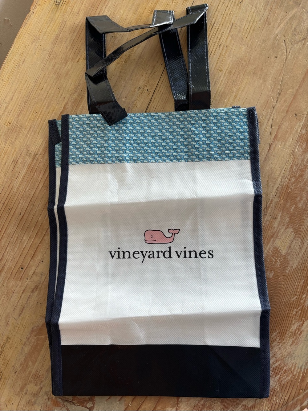 Vineyard Vines Classic Whale Tote Shopping Grocery Bag